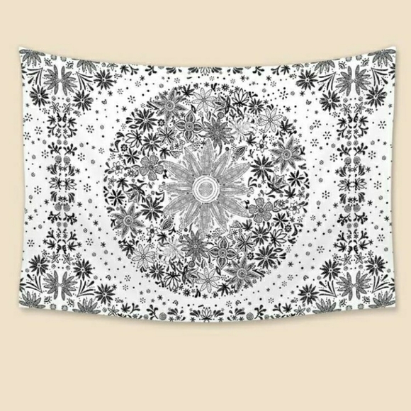 Flower Wall Tapestry - Picture 2 of 2